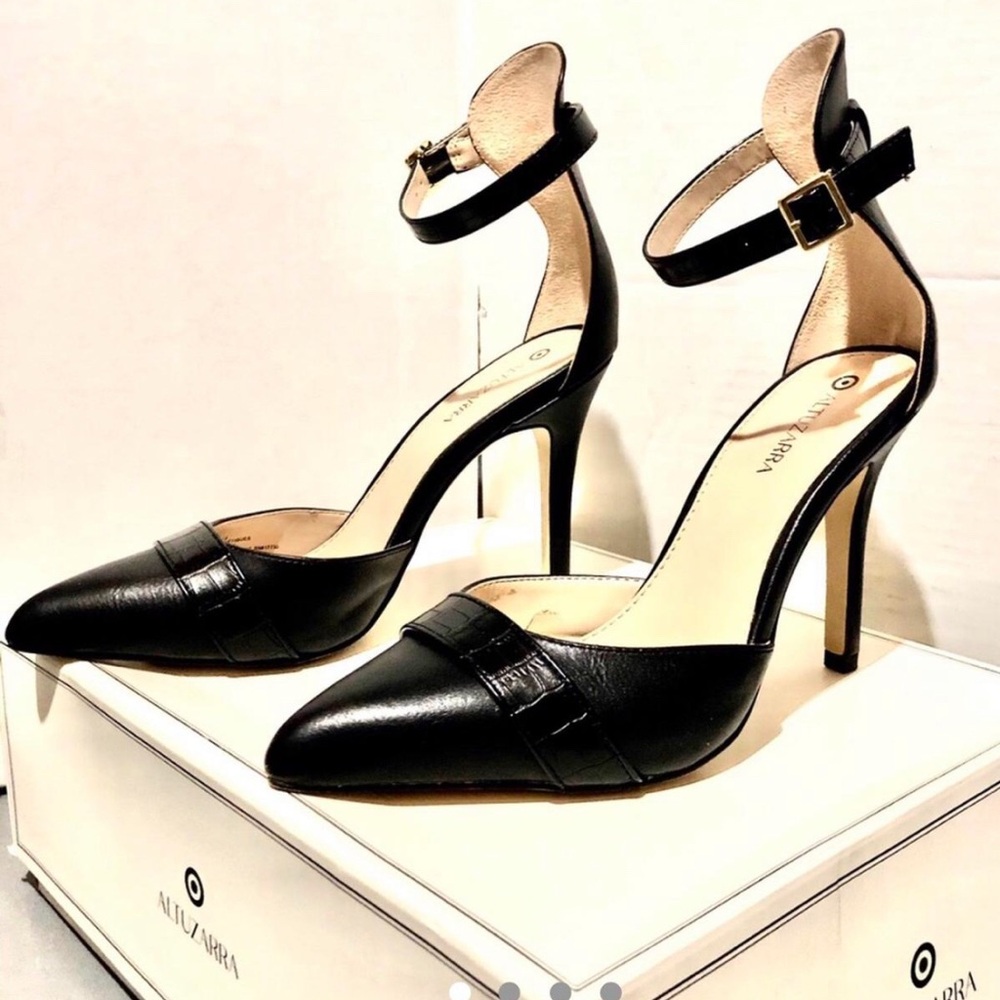 Altuzarra Black Patent Leather Stiletto Heels